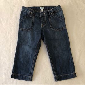 Old Navy 4T denim capris girls